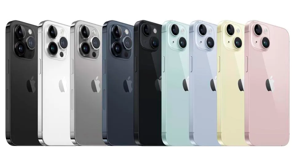 Apple's iPhone 15 and iPhone 15 Pro designs and color options