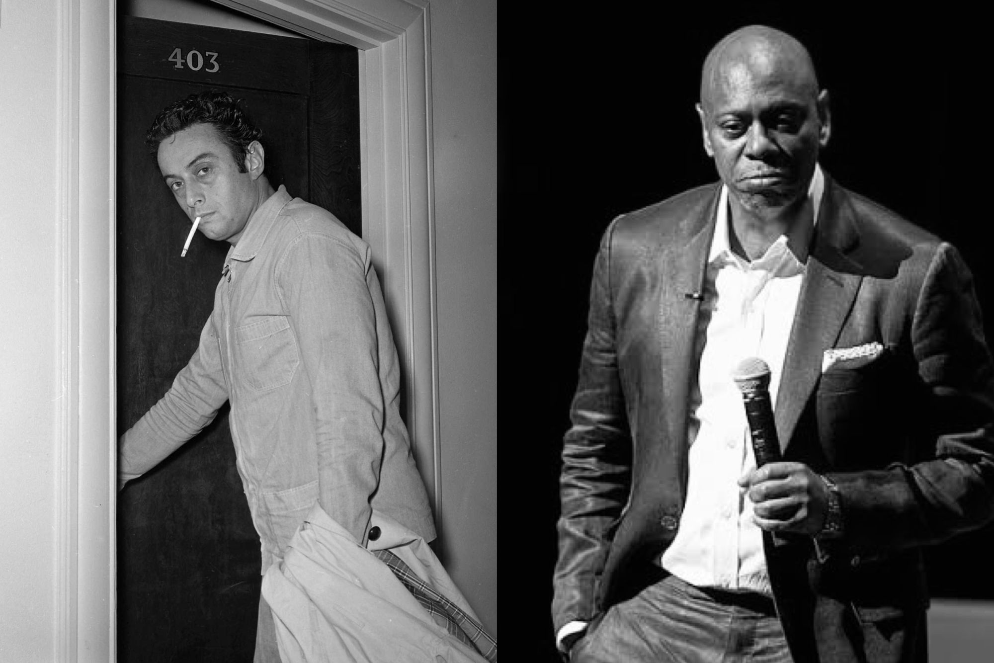 Lenny Bruce and Dave Chappelle