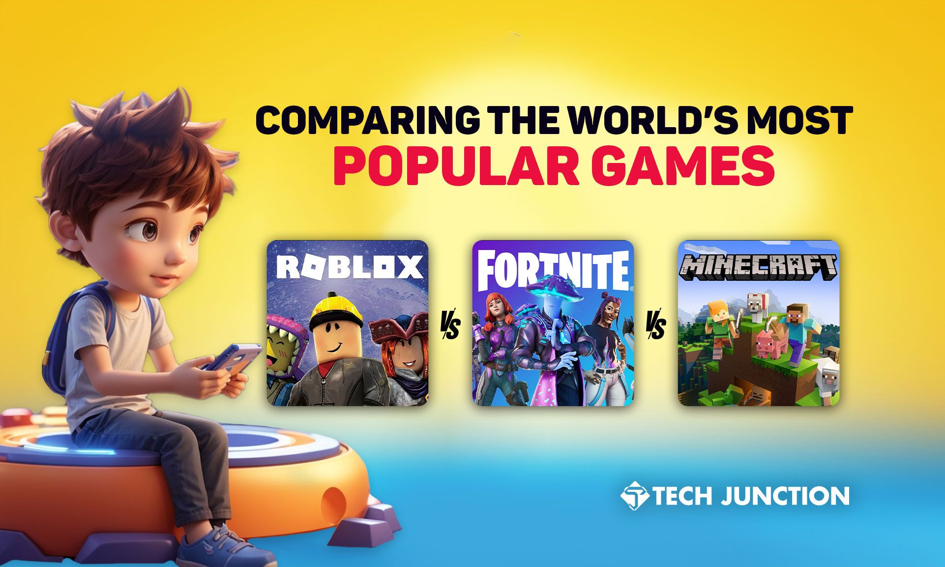 Roblox vs Minecraft vs Fortnite