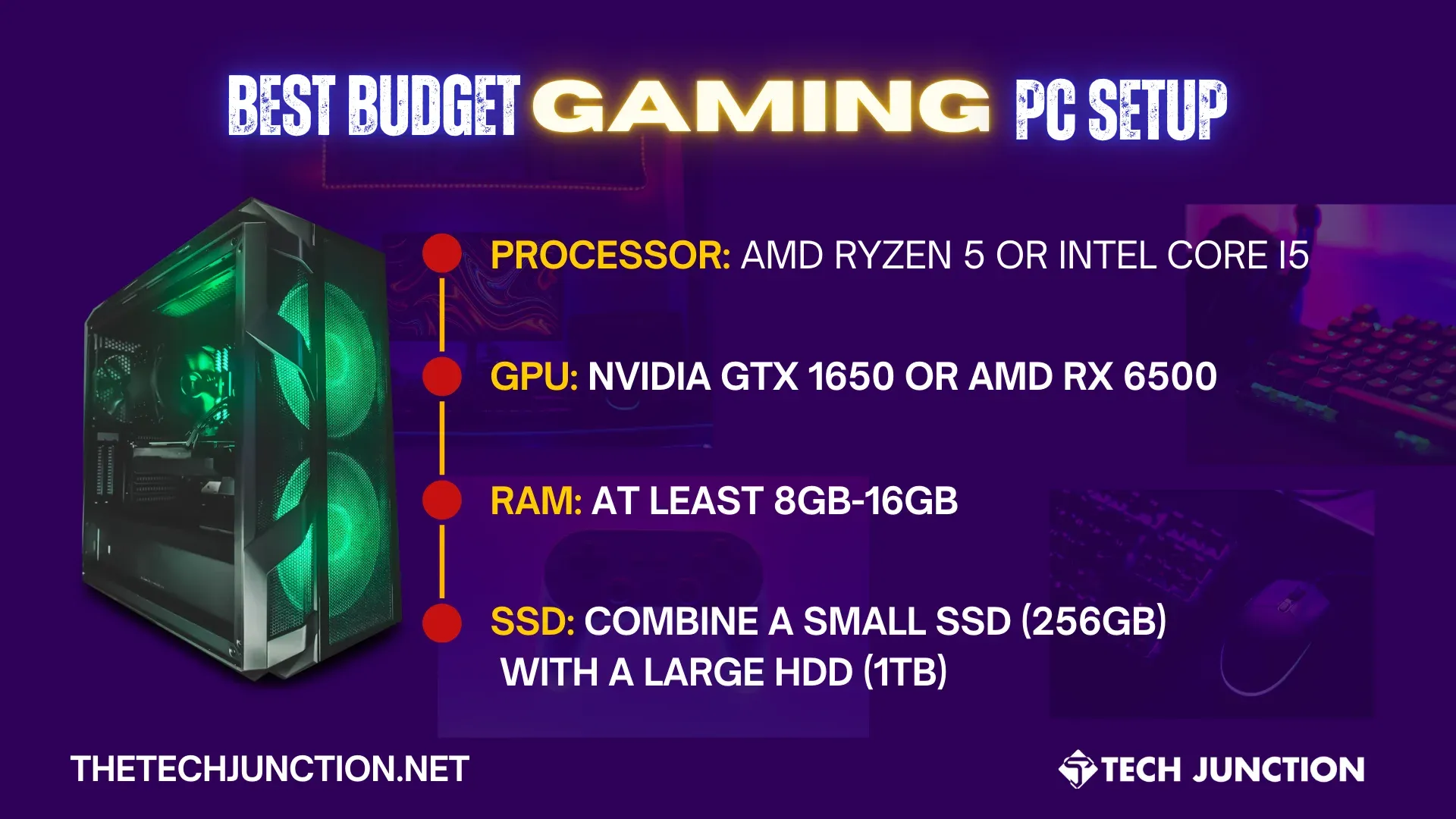 How to build Best Budget Gaming PC Setup