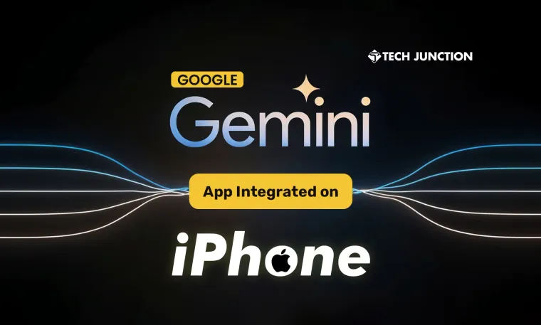 Google Gemini App Integrated on iPhone