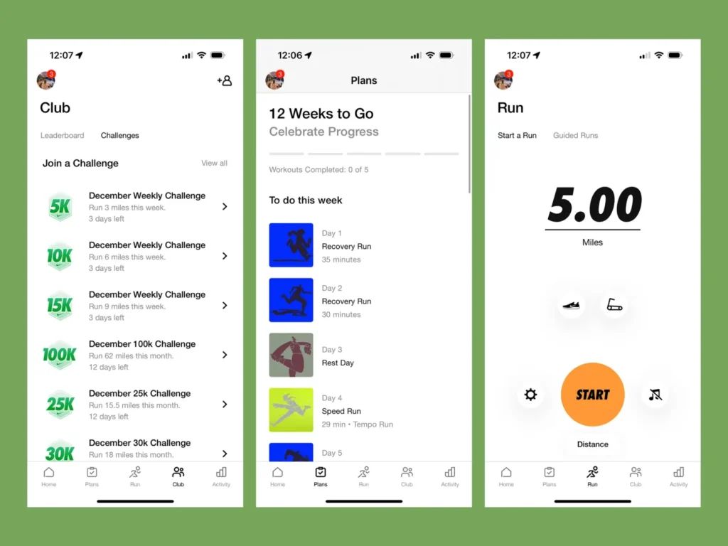 Nike Run Club Fitness App