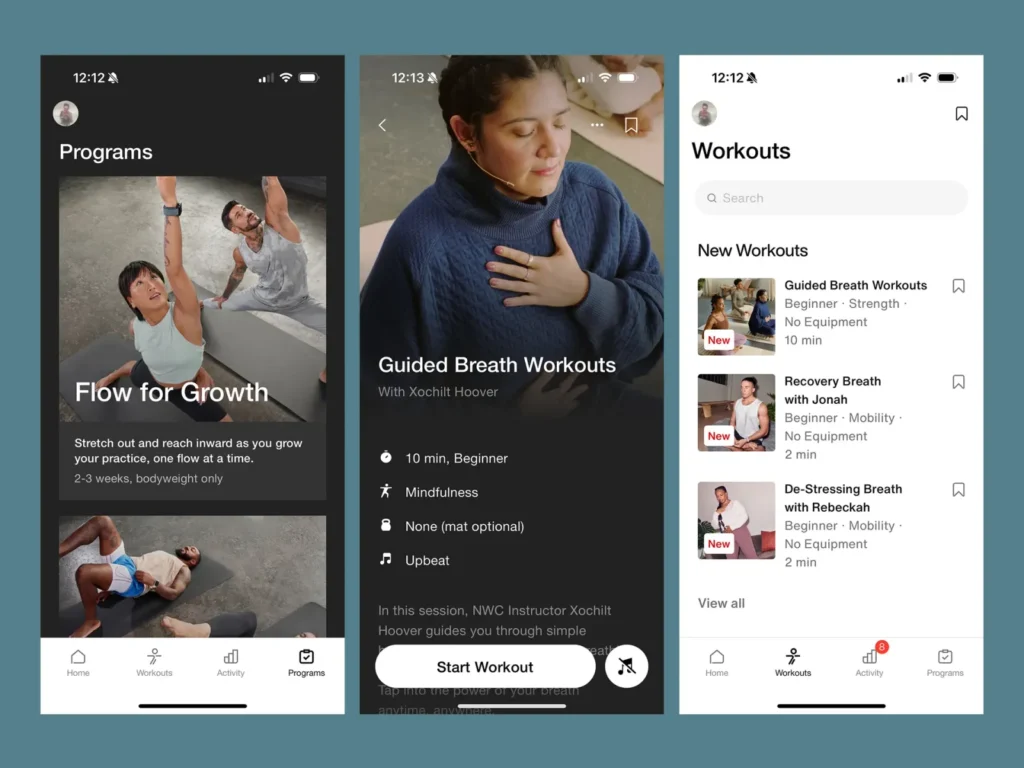 3. Nike Training Club: A Free Workout Plan App That Feels Premium