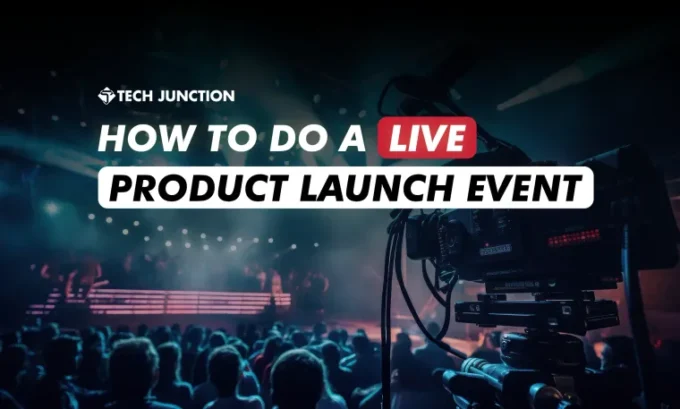live product launch event