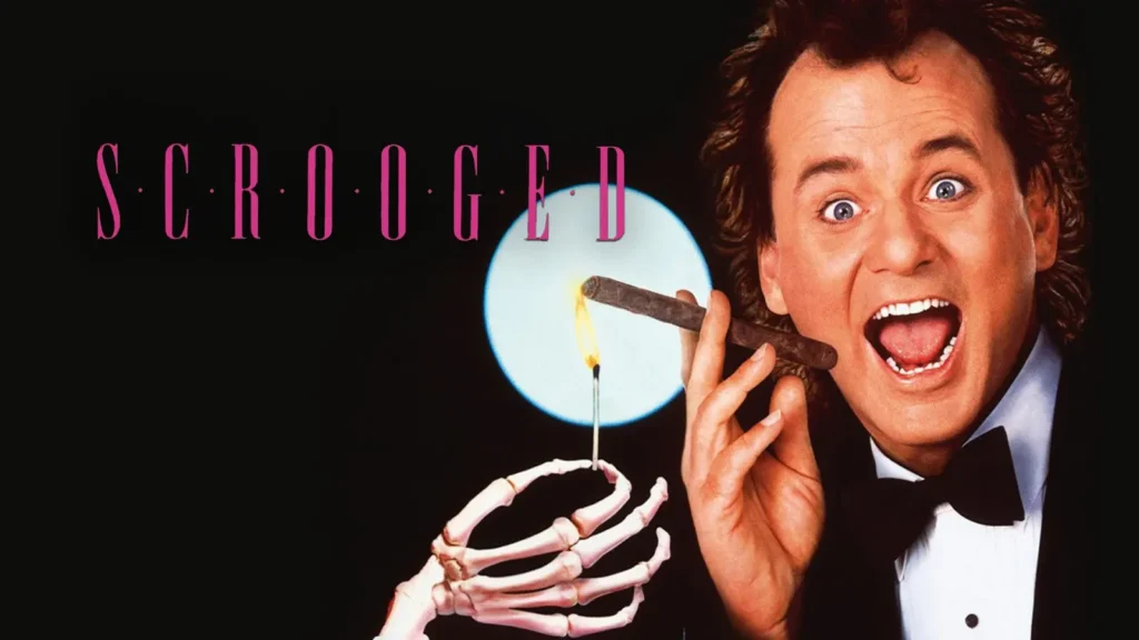 Scrooged best Christmas movies in 1988