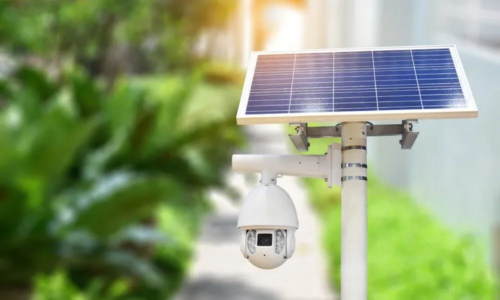 Solar-Powered Security Cameras: solar powered gadgets
