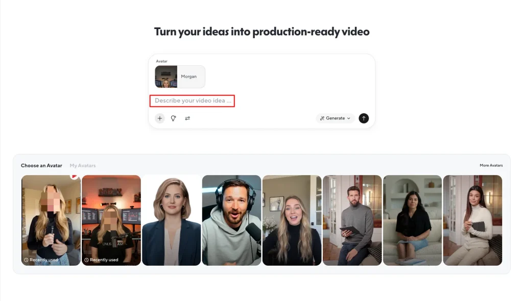 HeyGen Review: Method 1 – Using HeyGen’s Video Agent Step 2